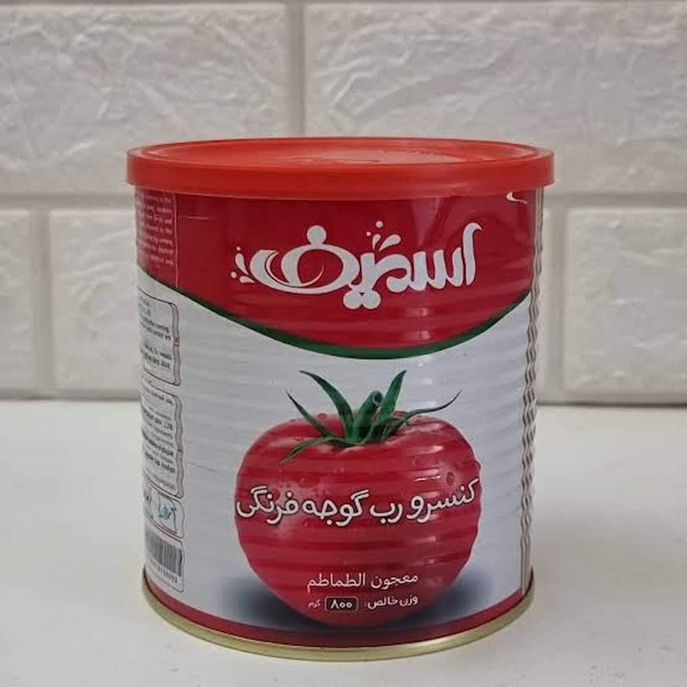رب گوجه فرنگی اسمیف با رنگ طبیعی و غلظت مطلوب